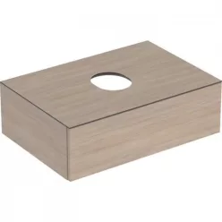 Geberit VariForm szekrény pultra ültethető mosdóhoz 1 fiókkal láva 75cm GE-501.160.00.1 r