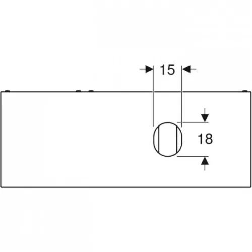 Geberit VariForm szekrény pultra ültethető mosdóhoz 2 fiókkal fehér 135cm GE-501.177.00.1