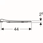 Geberit Selnova Comfort akadálymentes WC karima GE-501.558.01.1