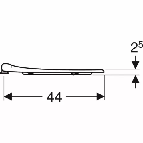 Geberit Selnova Comfort akadálymentes WC karima GE-501.558.01.1