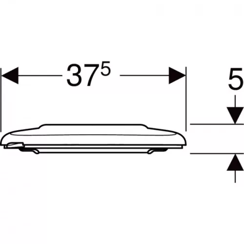 Geberit Selnova Comfort akadálymentes WC ülőke GE-501.559.01.1