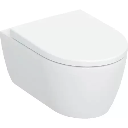 Geberit iCon fali WC készlet, fehér, TurboFlush öblítéssel és SoftClosing ülőkével - 503.046.00.1