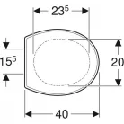 Geberit Bambini gyermek WC ülőke fehér GE-573334000 r