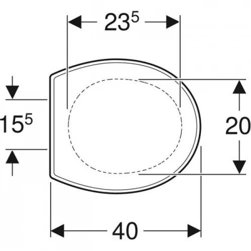 Geberit Bambini gyermek WC ülőke fehér GE-573334000 r