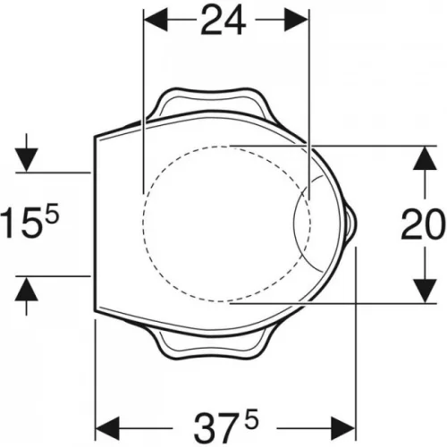Geberit Bambini teknős gyermek WC ülőke fehér GE-573360000 rr