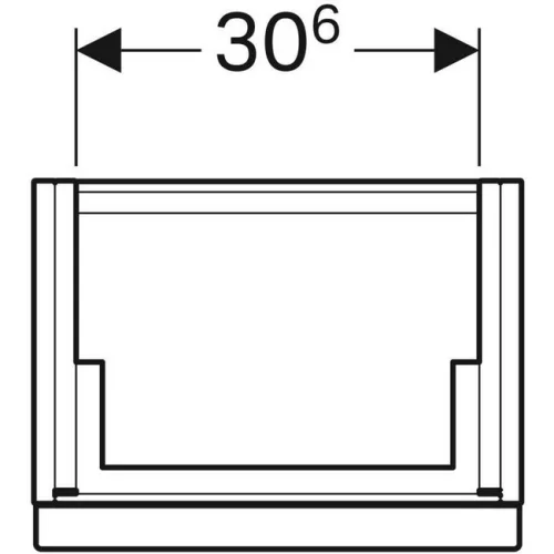 Geberit iCon kézmosó alsószekrény 37 cm fehér GE-840037000