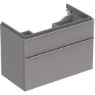 Geberit iCon alsószekrény mosdóhoz 89 cm platina GE-840392000 rajza