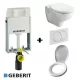 Geberit beépíthető WC tartály szett Alföldi Saval Wc-vel (GE SSA01)