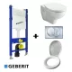 Geberit beépíthető WC tartály szett Alföldi Saval WC-vel (GE SSB003)