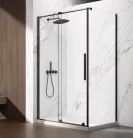 Gelco SPIRIT BLACK zuhanykabin tolóajtóval, 1000x800mm L/P variant