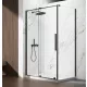 Gelco SPIRIT BLACK zuhanykabin tolóajtóval, 1000x800mm L/P variant