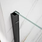 Gelco SPIRIT BLACK tolóajtó, 1100mm, transzparent üveg