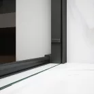 Gelco SPIRIT BLACK tolóajtó, 1200mm, transzparent üveg