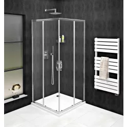Gelco SIGMA SIMPLY szögletes zuhanykabin 1000x1000mm, sarokbelépős, transzparent üveg