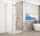 Gelco TRINITY CHROME szögletes zuhanykabin, 900x800mm, transzparent üveg, jobbos