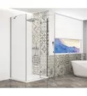 Gelco TRINITY CHROME szögletes zuhanykabin, 900x800mm, transzparent üveg, jobbos