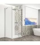 Gelco TRINITY CHROME szögletes zuhanykabin, 900x800mm, transzparent üveg, jobbos