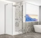 Gelco TRINITY CHROME szögletes zuhanykabin, 900x800mm, transzparent üveg, jobbos