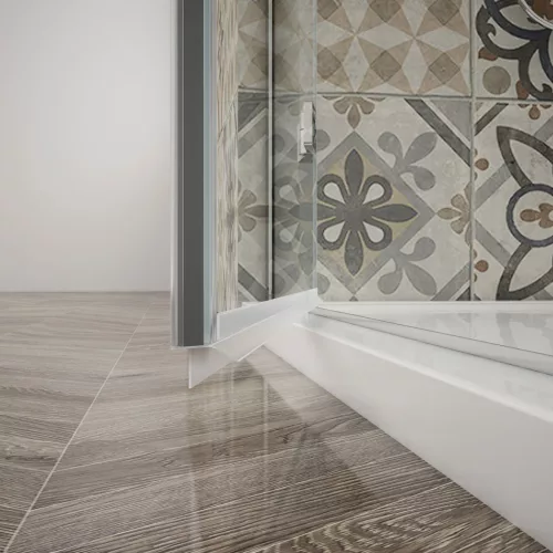 Gelco TRINITY CHROME szögletes zuhanykabin, 900x800mm, transzparent üveg, jobbos