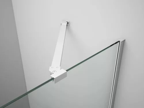 Gelco TRINITY CHROME szögletes zuhanykabin, 900x800mm, transzparent üveg, jobbos