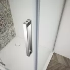 Gelco TRINITY CHROME szögletes zuhanykabin, 900x800mm, transzparent üveg, jobbos