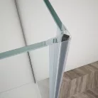 Gelco TRINITY CHROME szögletes zuhanykabin, 900x800mm, transzparent üveg, jobbos