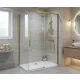GELCO LUXOR GOLD MATT zuhanykabin tolóajtóval, 1000x800mm, jobbos/balos