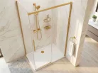 GELCO LUXOR GOLD MATT zuhanykabin tolóajtóval, 1000x800mm, jobbos/balos