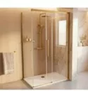 GELCO LUXOR GOLD MATT zuhanykabin tolóajtóval, 1100x1000mm, jobbos/balos