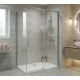 GELCO LUXOR zuhanykabin tolóajtóval, 1200x900mm, jobbos/balos