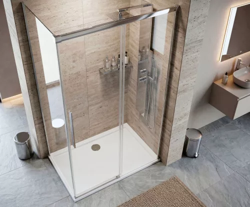 GELCO LUXOR zuhanykabin tolóajtóval, 1200x900mm, jobbos/balos