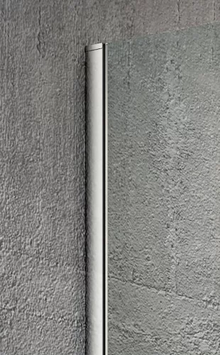 Gelco VARIO CHROME Fix zuhanyfal, fali profillal, merőleges merevítő nélkül, transzparent üveg, 700mm