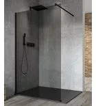 Gelco VARIO Walk-In zuhanyfal, 1400x2000mm, füst üveg, PROFIL NÉLKÜL!