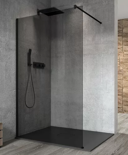 Gelco VARIO Walk-In zuhanyfal, 1400x2000mm, füst üveg, PROFIL NÉLKÜL!