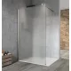 Gelco VARIO CHROME Fix zuhanyfal, fali profillal, merőleges merevítő nélkül, matt üveg, 1200mm