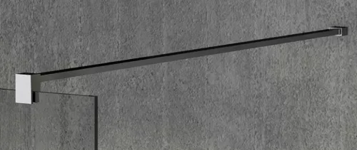 Gelco VARIO CHROME Fix zuhanyfal, fali profillal, merőleges merevítő nélkül, matt üveg, 800mm