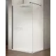 Gelco VARIO BLACK Fix zuhanyfal, fali profillal, merőleges merevítő nélkül, nordic üveg, 900mm