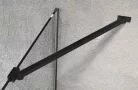Gelco VARIO Walk-In sarok merevítő, 650mm, matt fekete