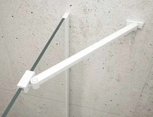 Gelco VARIO Walk-In sarok merevítő, 650mm, matt fehér