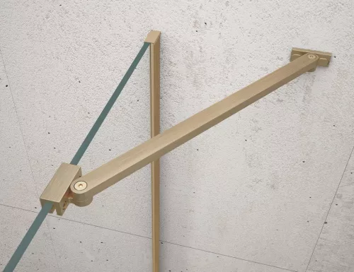 Gelco VARIO Walk-In sarok merevítő, 650mm, matt arany