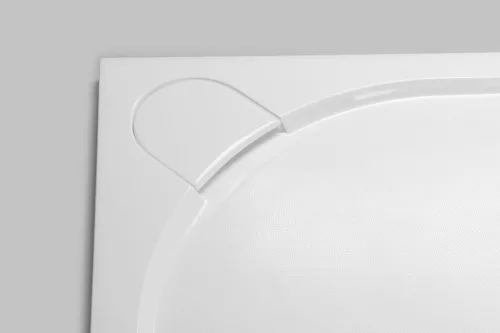 Gelco G5 LARCA szögeltes öntöttmárvány zuhanytálca, 100x100x3cm