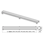 Alcaplast GL1200 GLASS zuhanyfolyókarács fehér üveg 1050 mm (GL1200-1050)