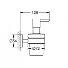 Grohe Essentials fali szappanadagoló matt fekete GR-1022572430