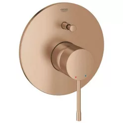 Grohe Essence New egykaros süllyesztett kád csaptelep csiszolt warm sunset 19285DL1 műszaki rajz