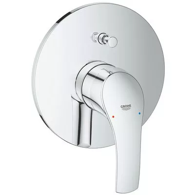 Grohe Eurosmart süllyesztett kád csaptelep külső GR-19450002 rajza