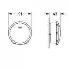 Grohe Talentofill készreszerelő kádtöltő le és túlfolyógarnitúra Brushed Cool Sunrise GR-19952GN0