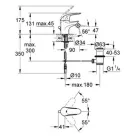 Grohe Euroeco bidé csaptelep Új (23263000)