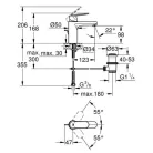 Grohe Eurosmart Cosmopolitan egykaros mosdócsaptelep M automata leeresztővel króm (23325000)