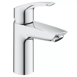 Grohe Eurosmart S mosdó csaptelep hidegindítású lánctartós GR-23372003 rajza