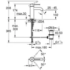 Grohe Essence New S egykaros mosdó csaptelep csiszolt warm sunset 23589DL1